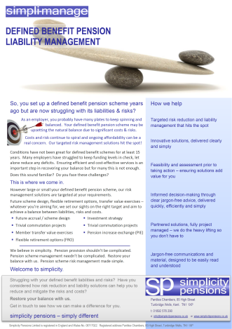 simplicity-liability management brochure